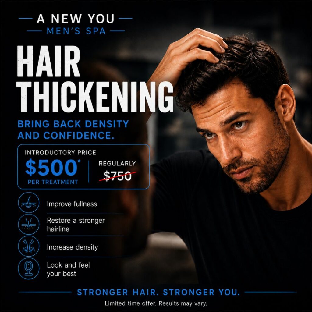 Men's Hair Thickening
